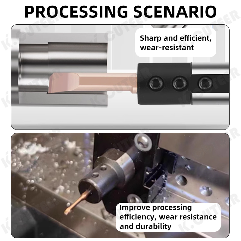 Small Aperture Boring Knife Mur/Mpr/Mqr High Hardness Inner Hole Boring Bar
