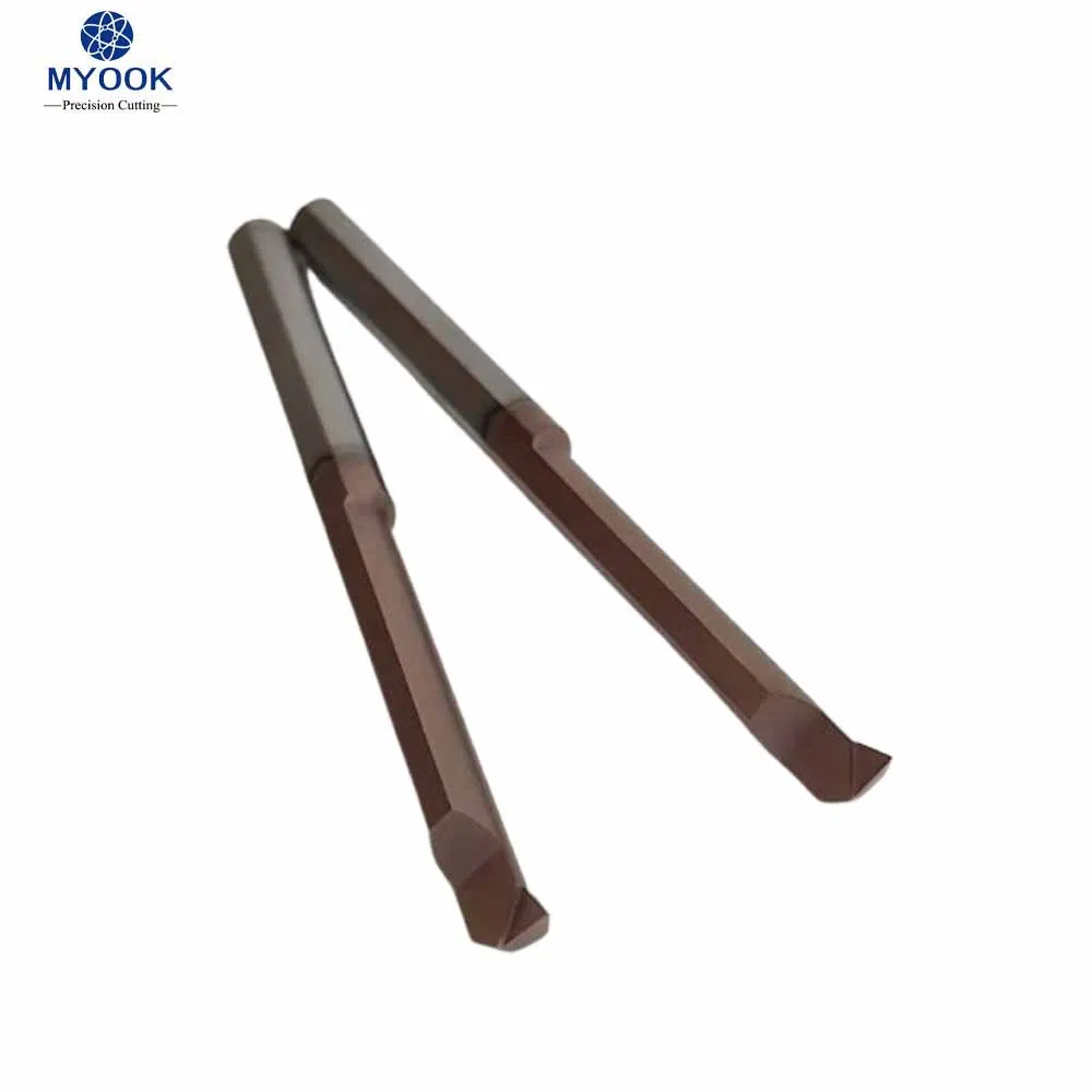 Myook Solid Carbide Mpr8r0.2 L50 100ol CNC Lathe Machining Internal Turning Angle R0.2 Micro-Groove Boring Bar
