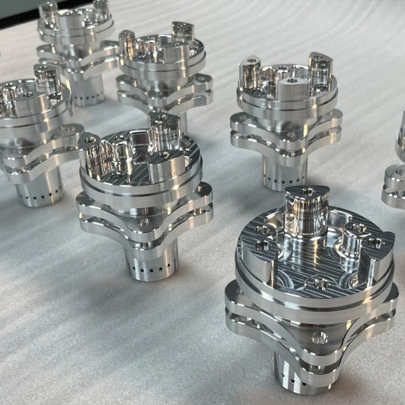 Anodized Gold Aluminum Stainless Steel Watch Machined by CNC 5 Axis Milling Drilling Machining