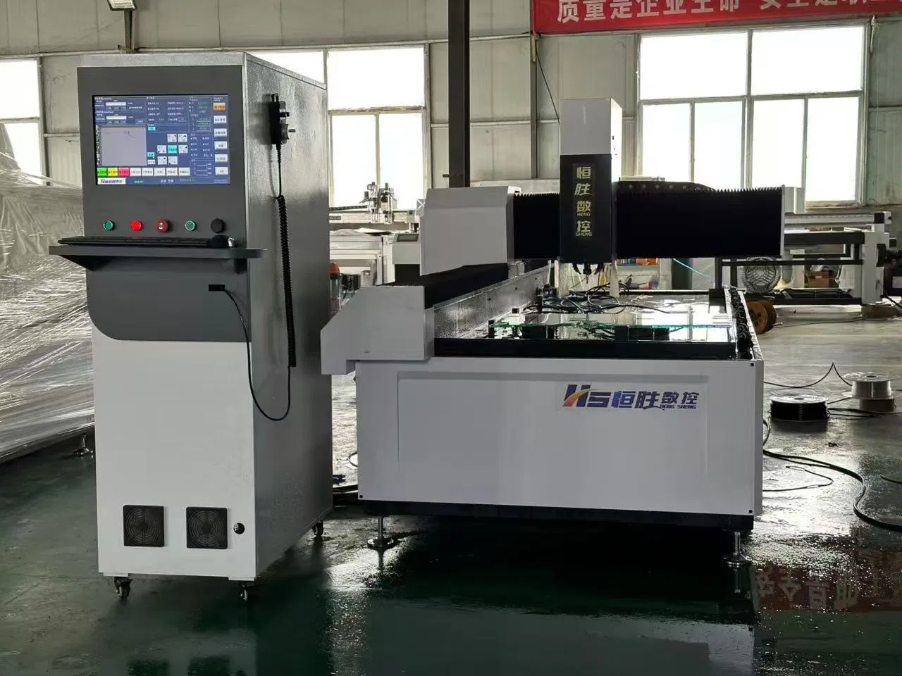 CNC Smart Glass Milling Machine Automatic Routing Processing