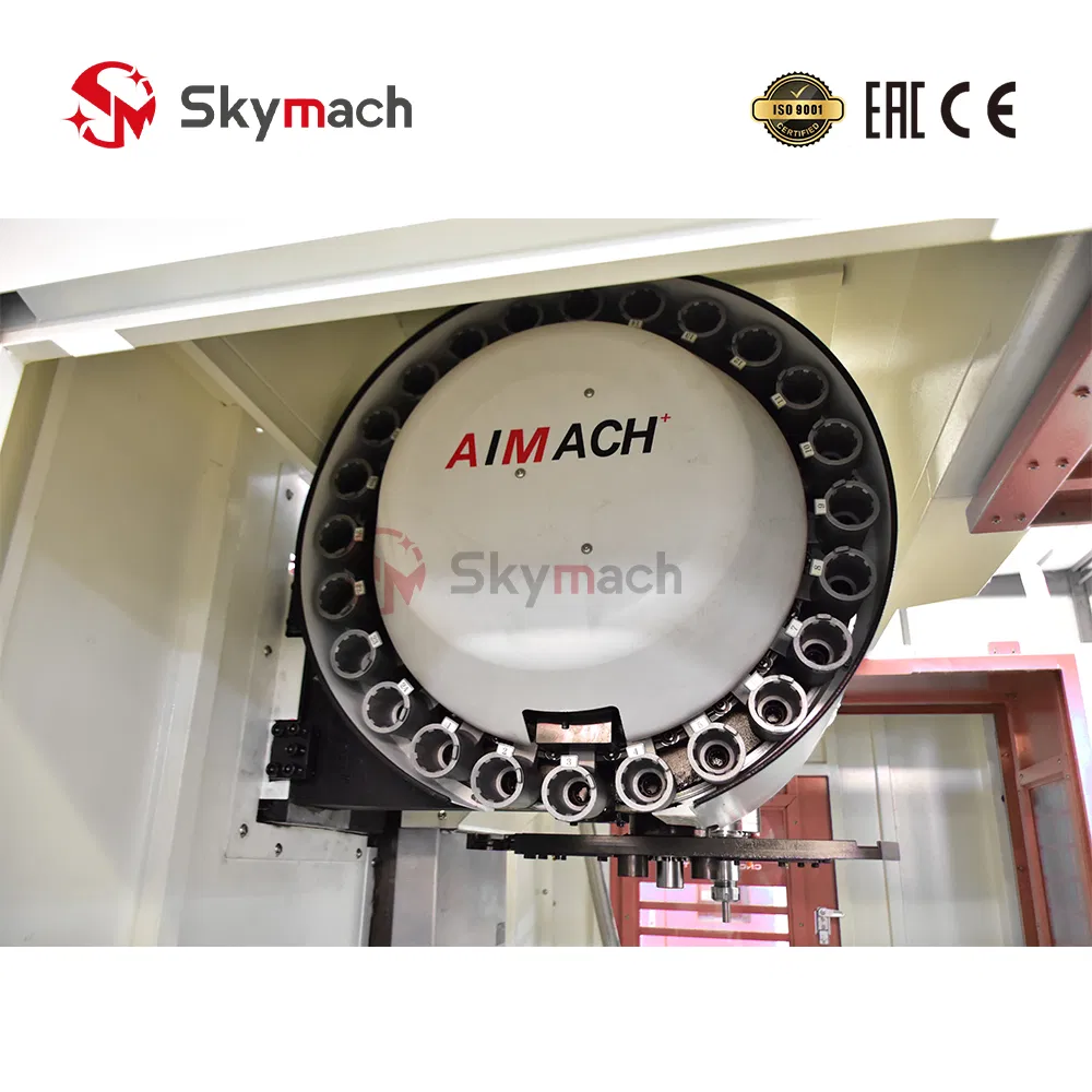 Vmc650 Precision CNC Vertical Machining Center Featuring a Glass Scale Linear Encoder and High-Speed Spindle for Complex Mold and Die Machining.