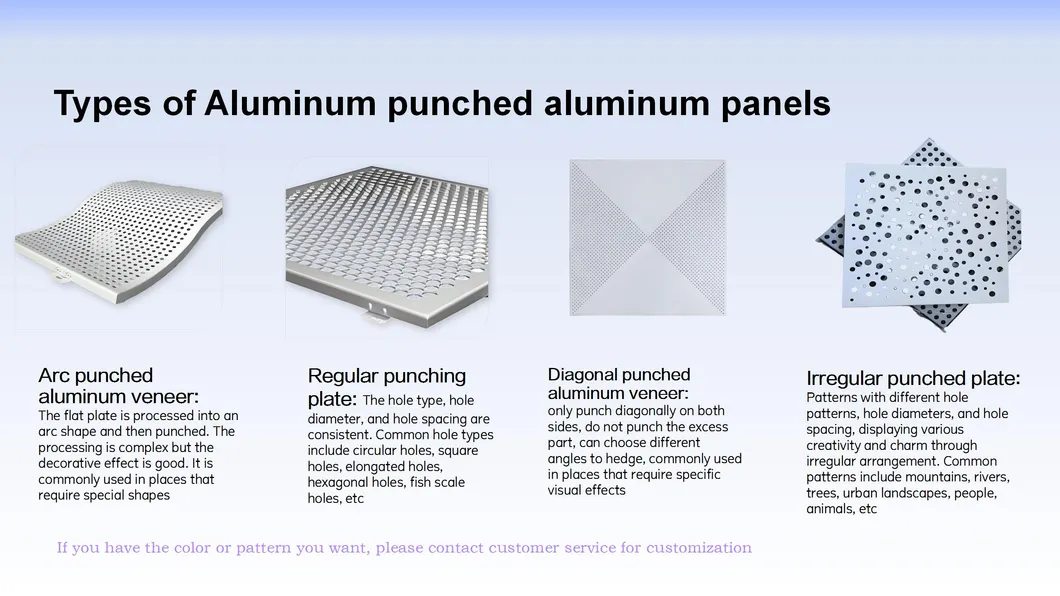 Modern Aluminum Alloy Laser-Cut Wall Panels