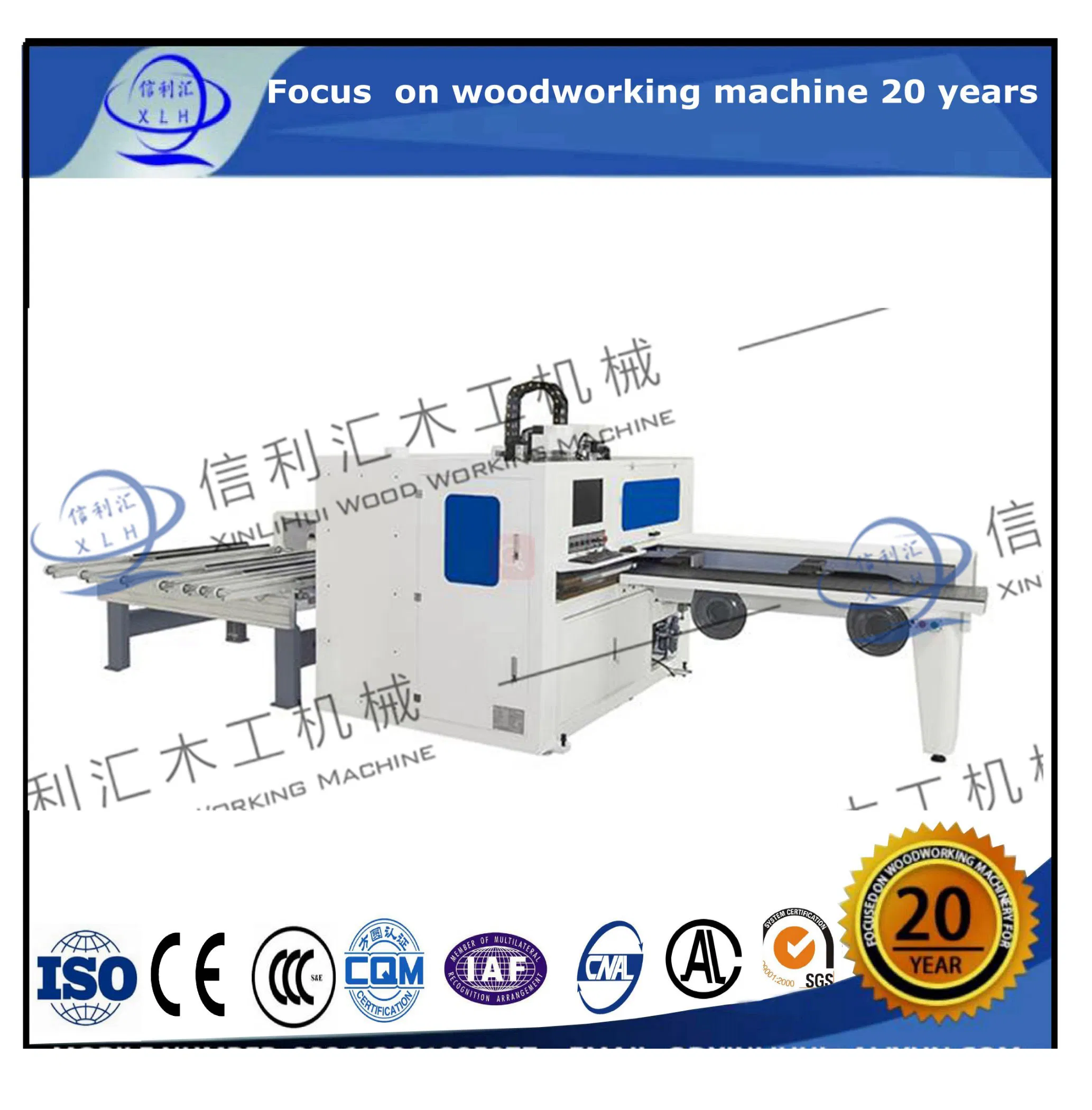 Automatic CNC 6 Six Sides Boring Drilling Machine with Double Sided Grooving and Routing for Woodworking Furniture Six Side (6-side) Nc Boring/Drilling Center