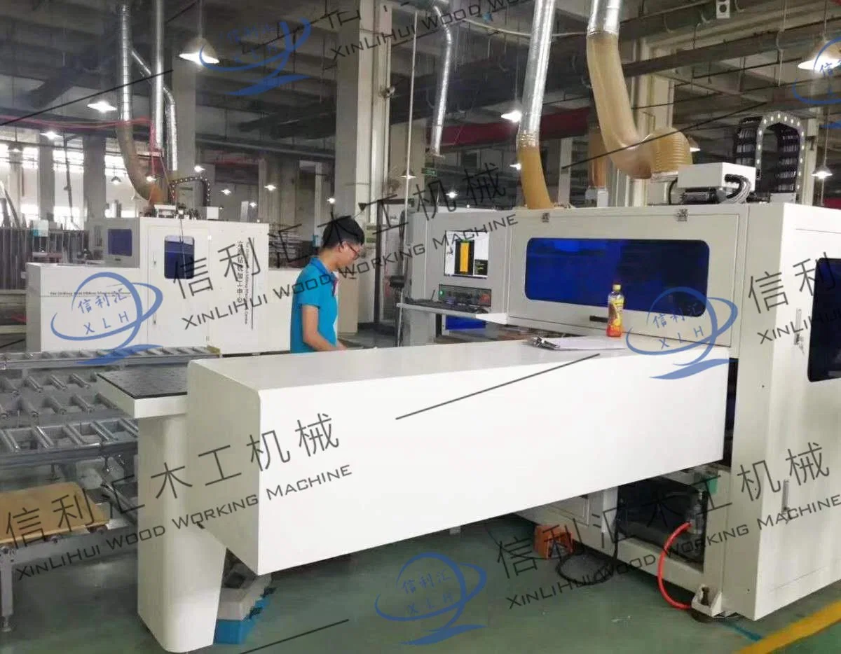 Automatic CNC 6 Six Sides Boring Drilling Machine with Double Sided Grooving and Routing for Woodworking Furniture Six Side (6-side) Nc Boring/Drilling Center