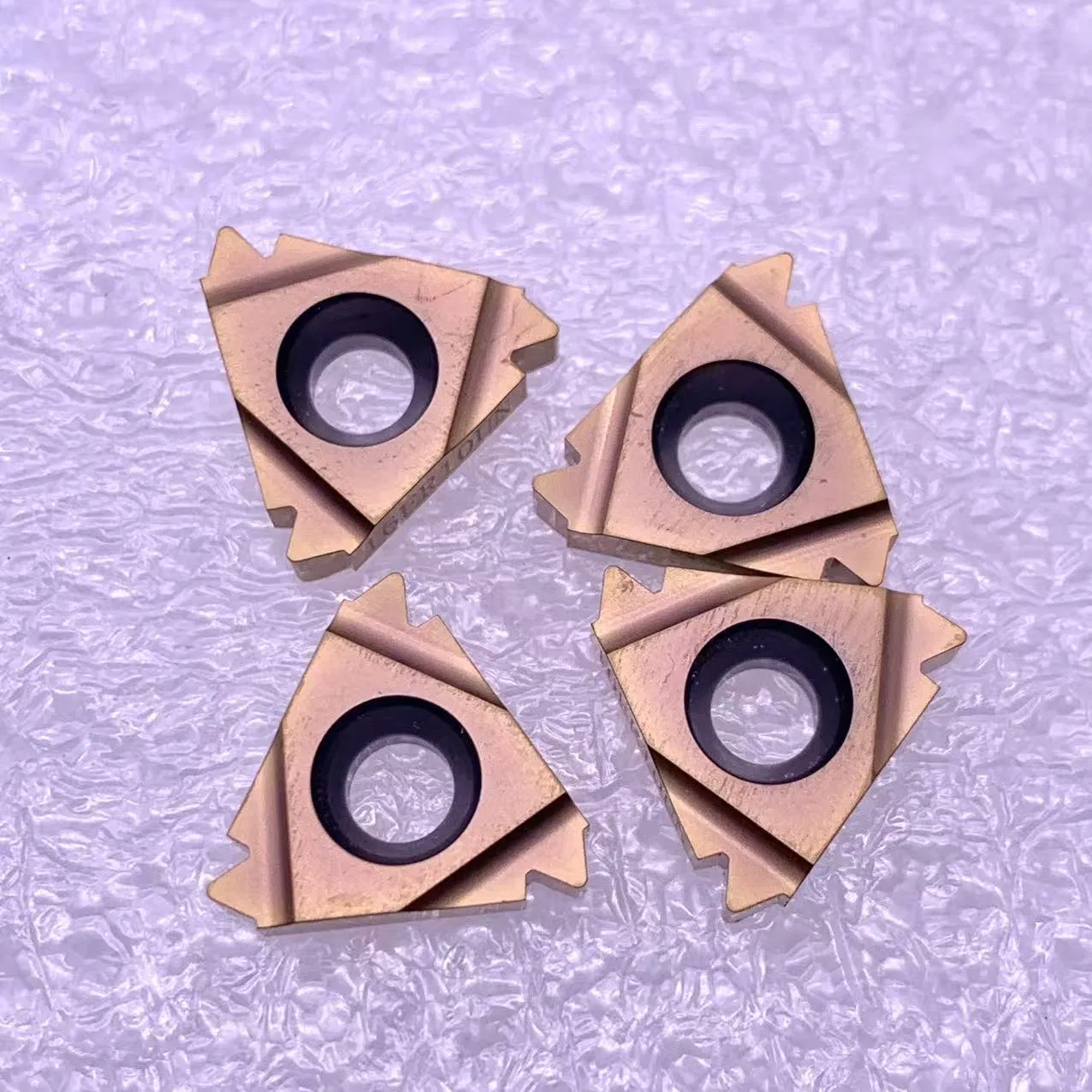 16nr 16er 8un 10un 12un PVD Coated Tungsten Carbide Threading Insert Stainless Steel External Threading High Wear Resistance