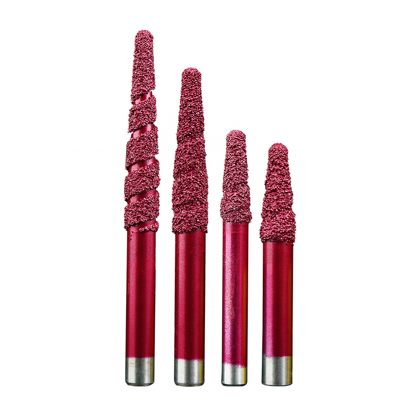 High Quality Stone Engraving Bits Diamond Core Drill Bit Set for CNC Granite Carving