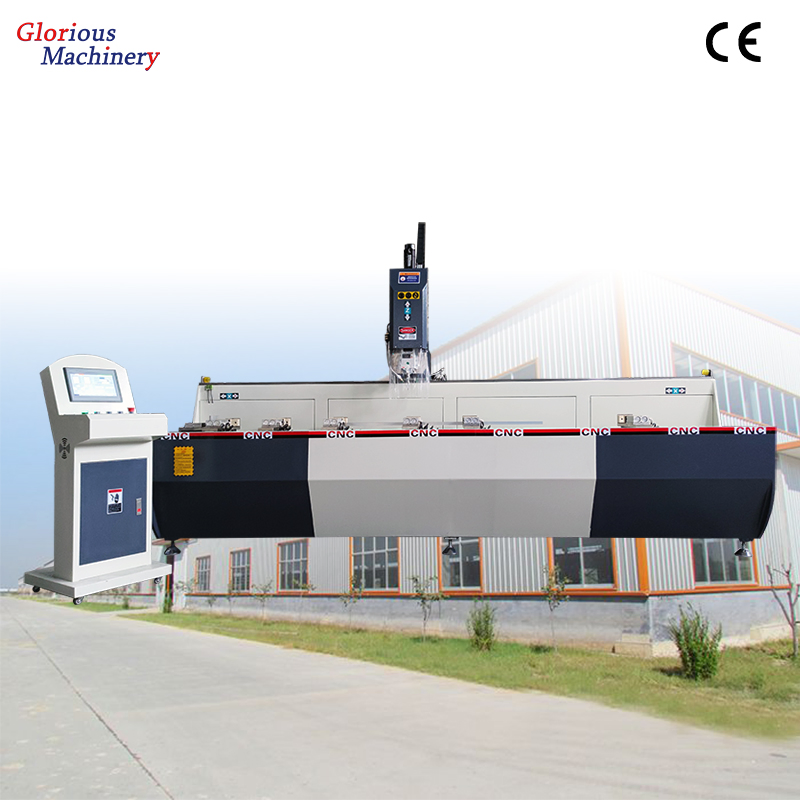 CNC Drilling Milling Centers Copy Routing Two Holes Cord Stopper Lock Hinge Hole Machine