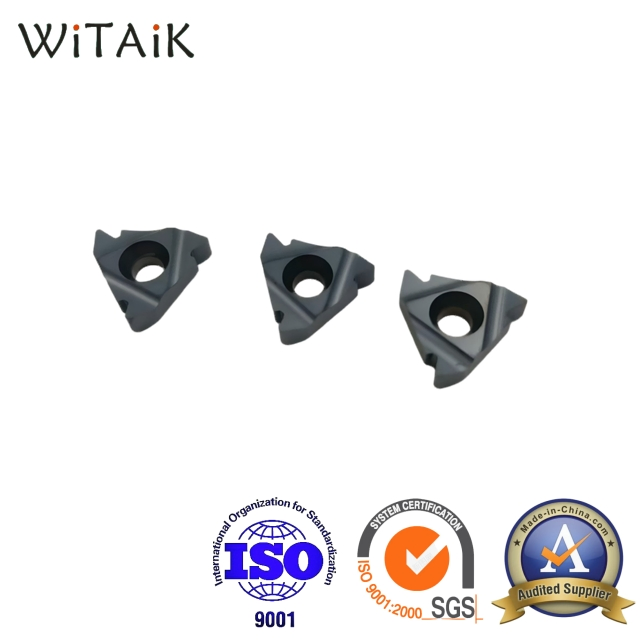 Witaik CNC Carbide Turning Threading Inserts 22er/22nr55/16er/16IR External Threading and Internal Threading Tools ISO Threading Plates