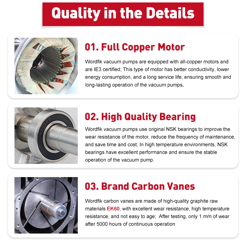 Advanced Vd250 Rotary Vane Vacuum Pump for CNC Routing