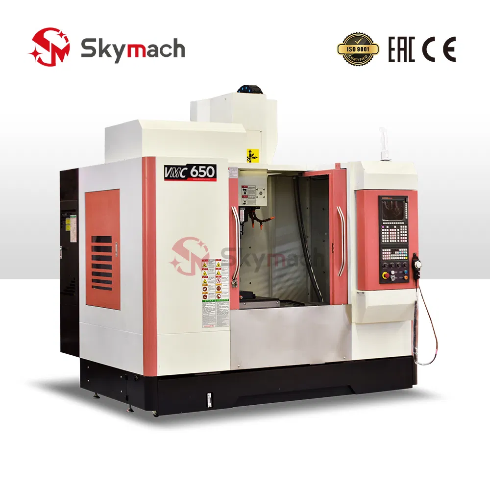 Vmc650 Precision CNC Vertical Machining Center Featuring a Glass Scale Linear Encoder and High-Speed Spindle for Complex Mold and Die Machining.