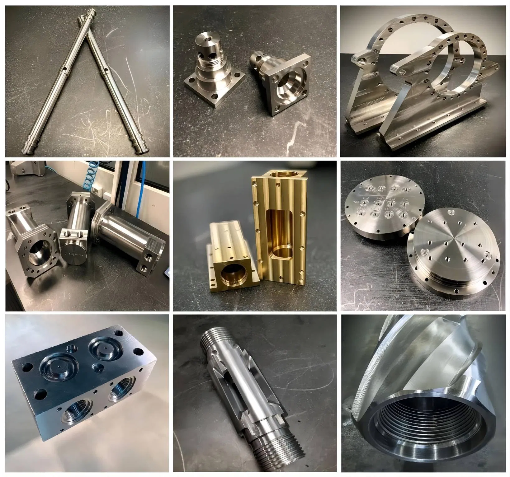 Aluminum/Steel Machinery Service 3/4/5 Axis Precision CNC Machining Milling Service Europe Industry Metal Parts Precision CNC Machining