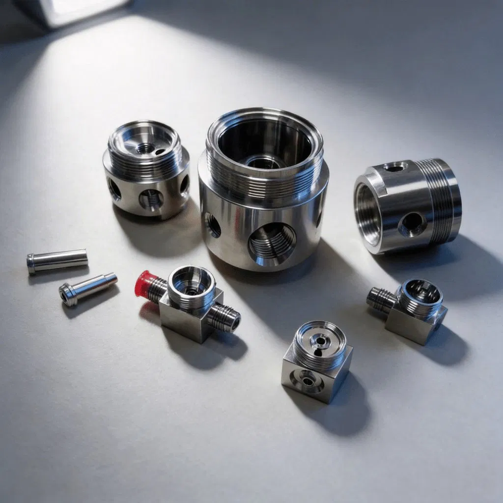 High Precision CNC Machining Service OEM Custom Milling Turning for Brass Aluminum Metal Parts