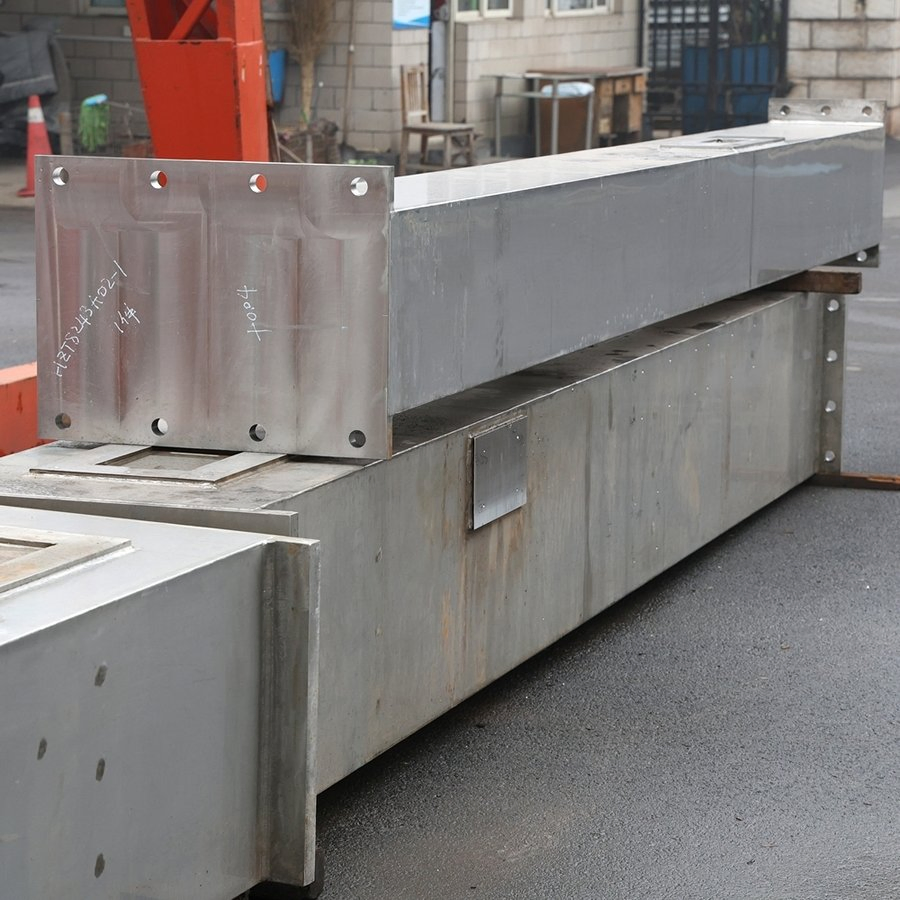 Custom Aluminum Sheet Metal Bending Fabrication Service for Paper Processing Equipment Frame