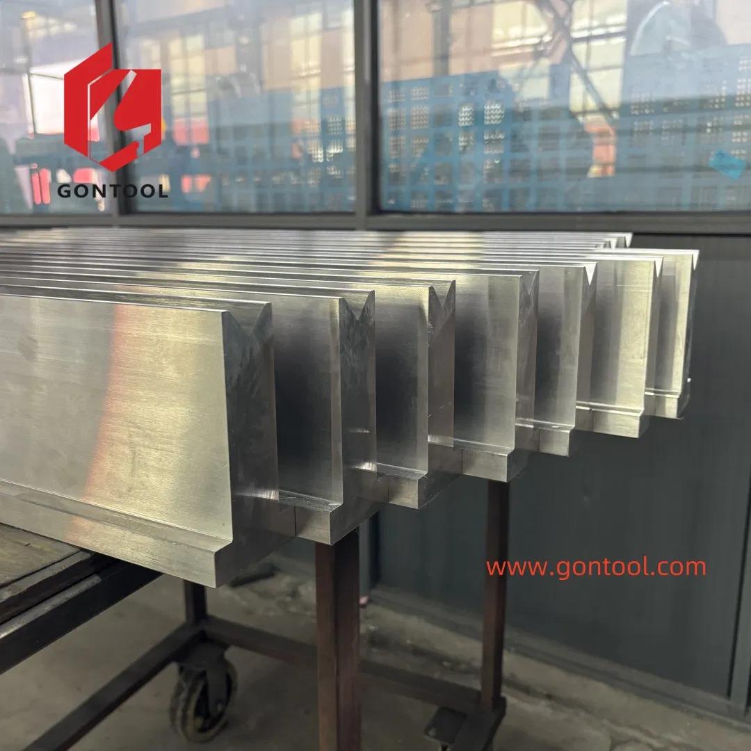 High Precision Customized Amada LVD Press Brake Tooling Mould Die Punch Set T Type Lower Die European Precision CNC Sheet Metal Bending Industrial Tooling