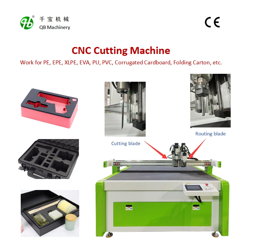 CNC Router Engraving Machine CAD Drawing CNC Cutting Machine EPE EVA Foam CNC Routing