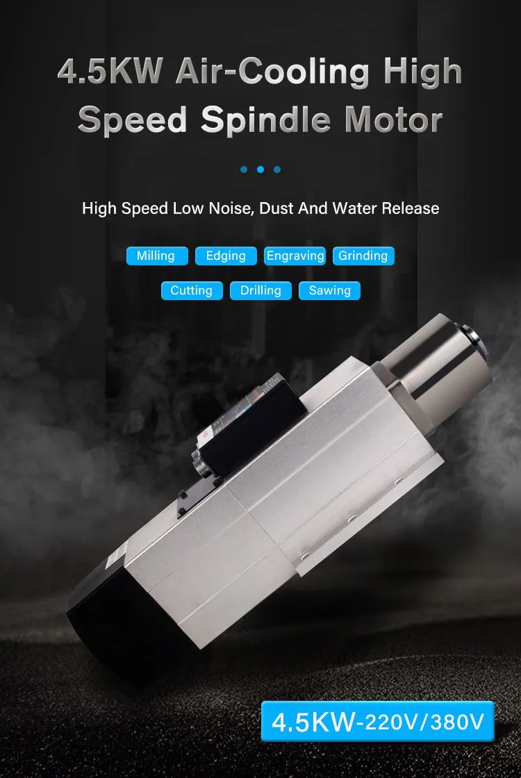 CNC Spindle Motor 4.5kw ATC