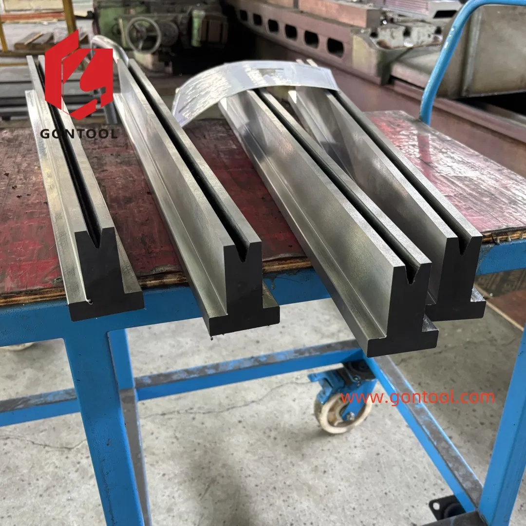High Precision Customized Amada LVD Press Brake Tooling Mould Die Punch Set T Type Lower Die European Precision CNC Sheet Metal Bending Industrial Tooling