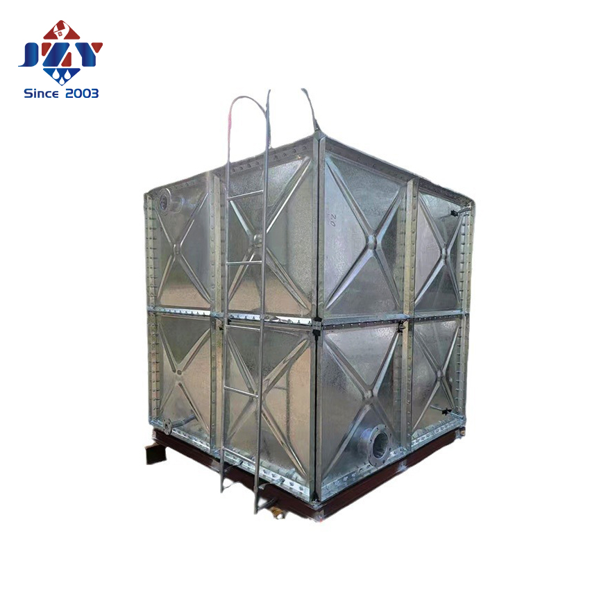Fully Bolted Galvanized Water Tank Modular Assembly Zero Penetration Commitment