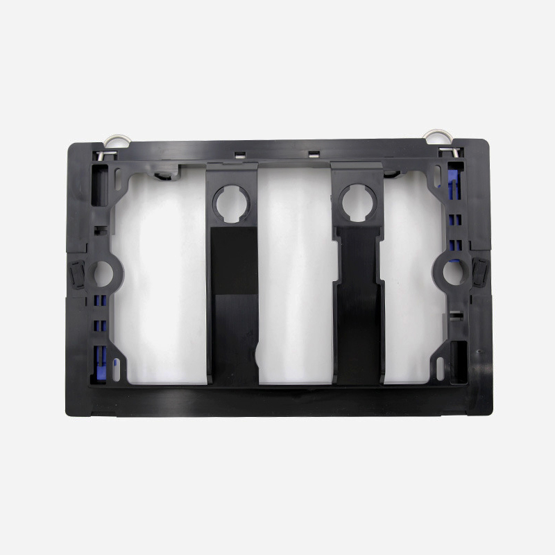 Wall Mounted Toilet Matt Silvery Dual Flush panel trigger plate