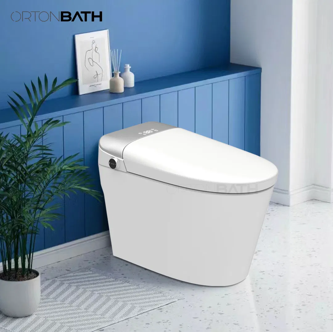 Ortonbath New Style Design Wc Set Bathroom Luxury Wc Smart Toilet with Built in Water Tank Intelligent Toilet with Baby Seat
