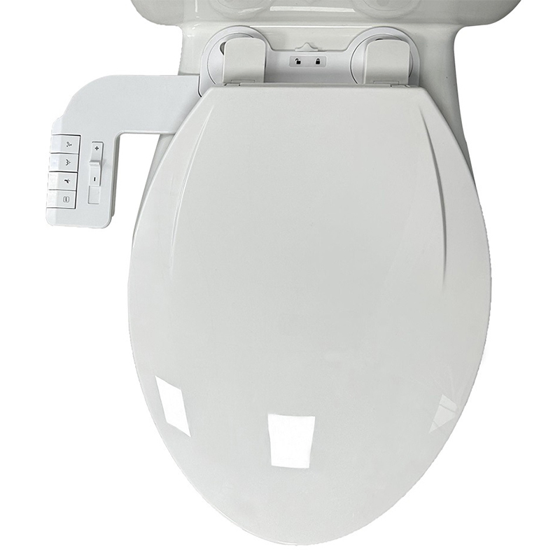 Slim Bidet Attachment for Toilet, Non-Electric Self Cleaning Bidet Toilet Seat, Adjustable Fresh Cold Water Pressure Bidet Sprayer