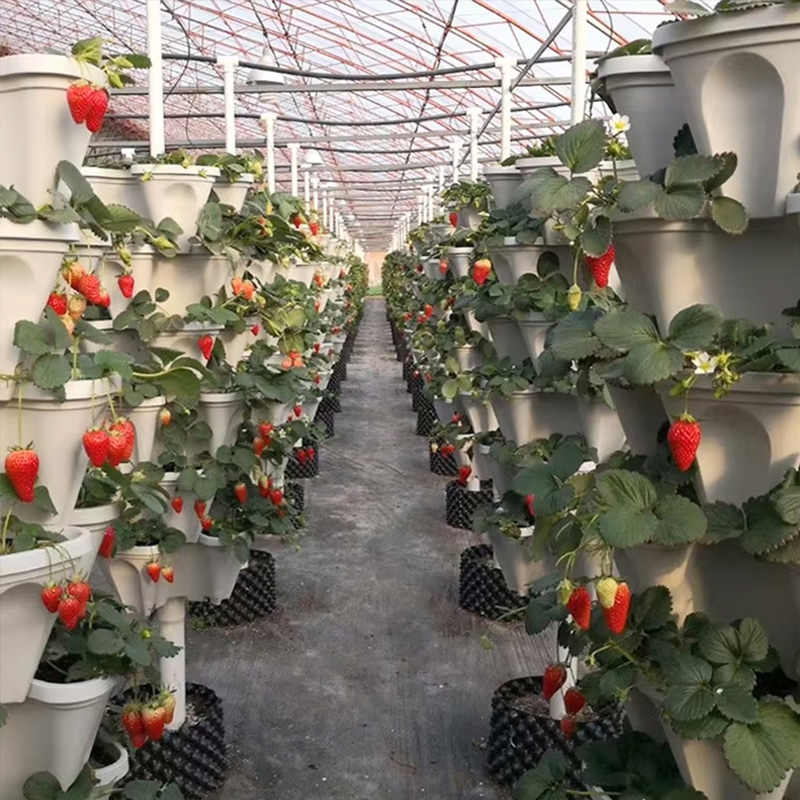 Veryday Use Stackable Planter Tower Vertical Garden Growing Pot