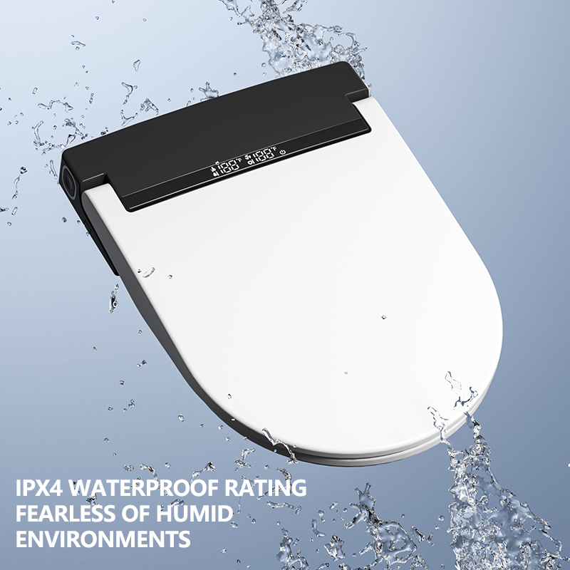 Luxury U-Shape Smart Toilet Seat Multifunction Automatic Heated Drying Bidet Cover Remote Control Intelligent