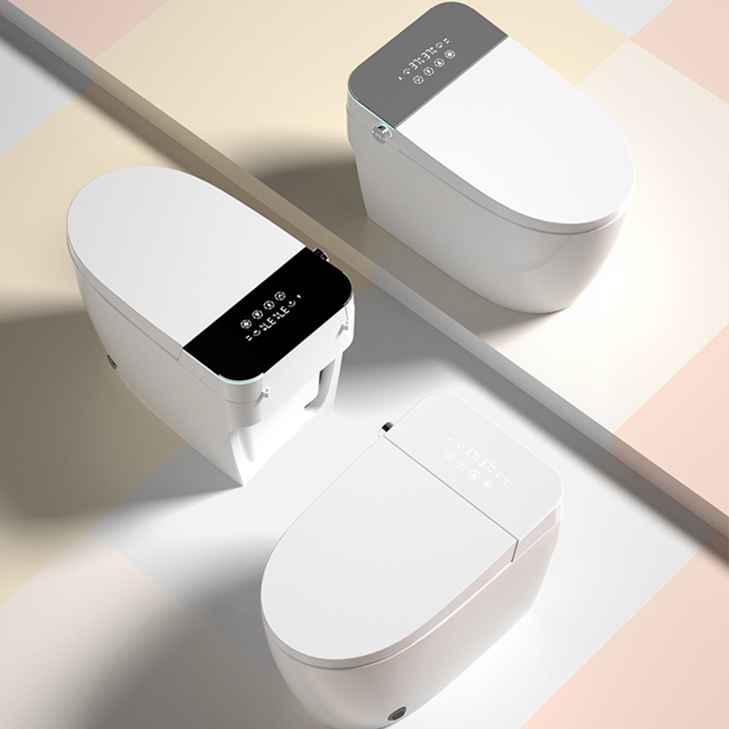 Wall Hung Smart Toilet with Tankless Design and Powerful Turbo Flush Technology