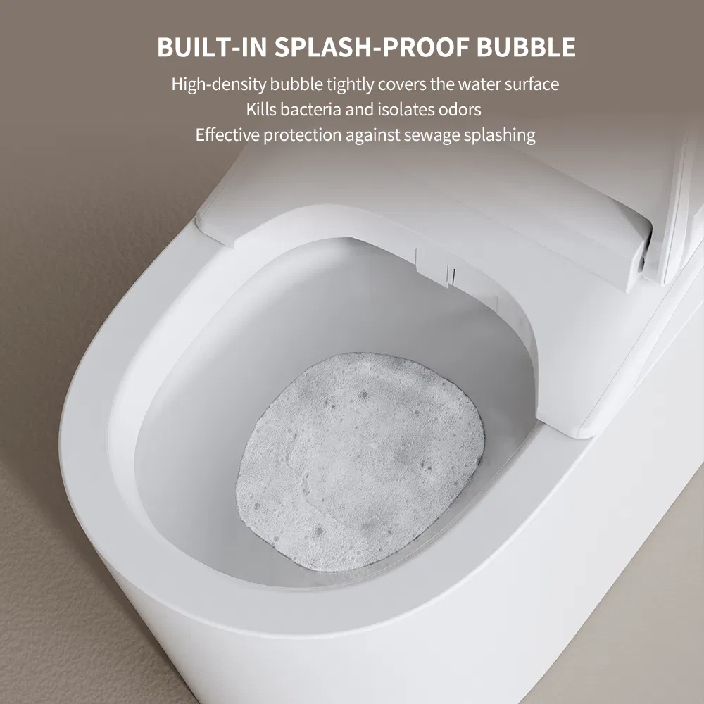 2025 Inodoro Inteligente Automatic Smart Toilet with Remote Control &amp; Auto Flush Ergonomic Intelligent Bidet