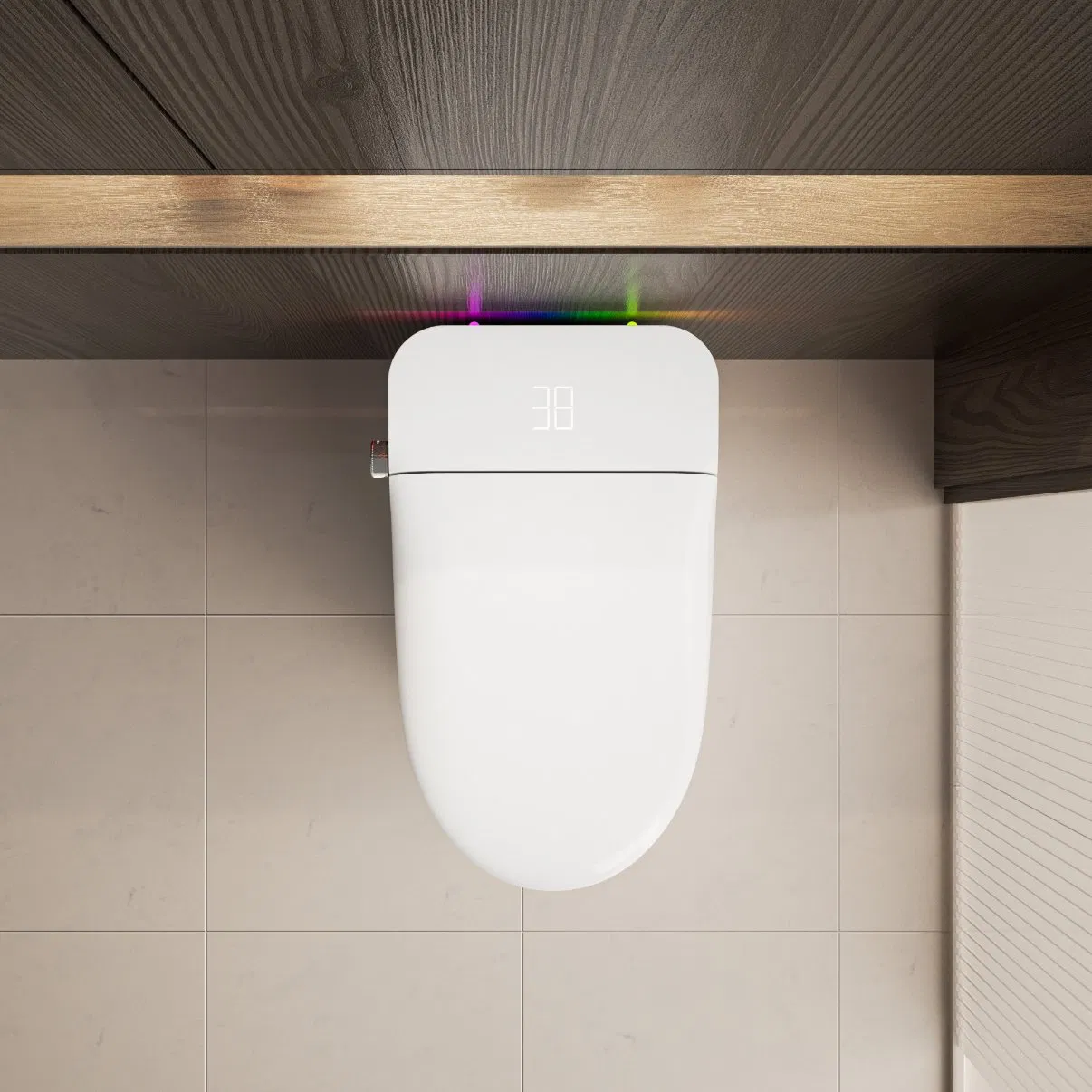 2024 New Design Luxury Ceramic Siphonic Floor Standing Smart Intelligent Toilet