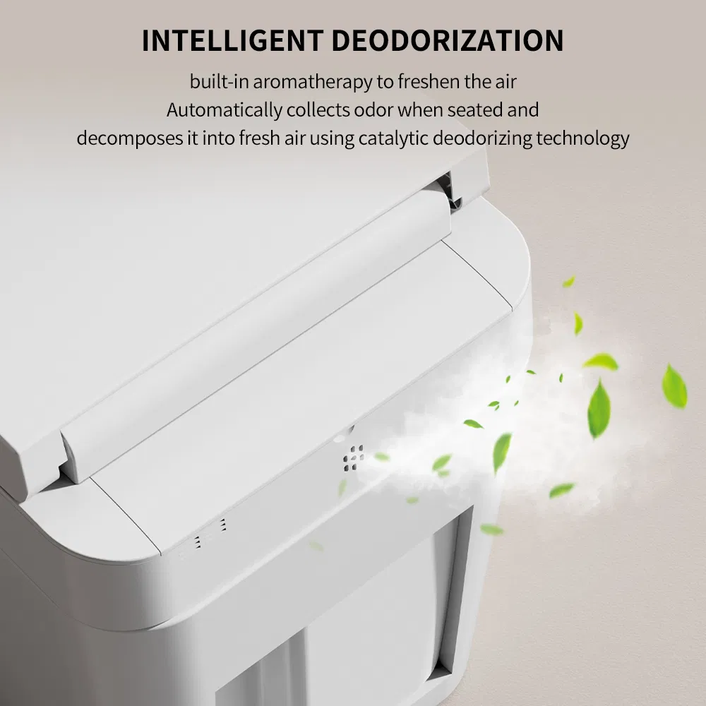 2025 Inodoro Inteligente Automatic Smart Toilet with Remote Control &amp; Auto Flush Ergonomic Intelligent Bidet