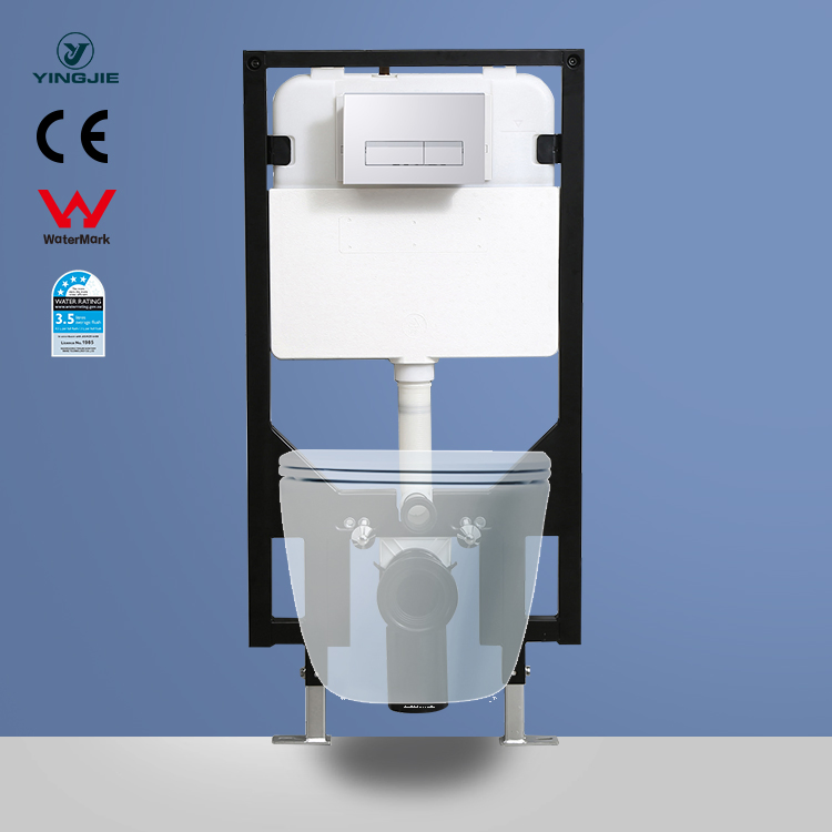 Wall Mounted Ceramic Bath Concealed Cistern High Quality Dual Flush for Toilet