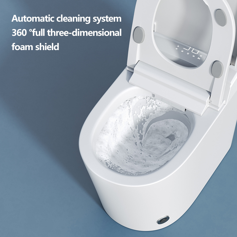Factory Price Auto Sensor Flush Open Electric Bathroom Japanese One Piece Intelligent Wc Toilet Bowl Automatic Smart Toilet