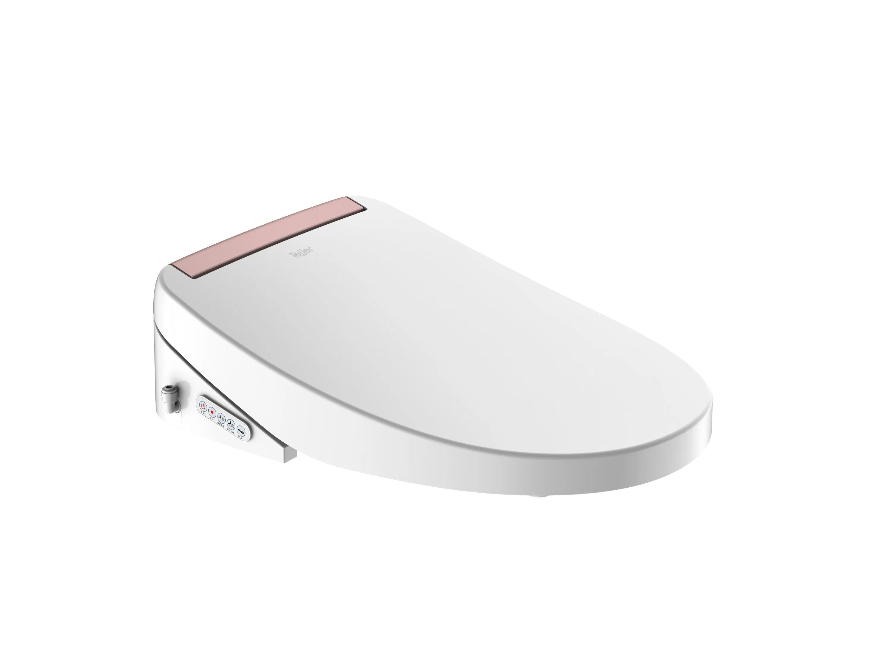 Tejjer Smart Toilet Seat, Elongated Seat Ring and Heated Toilet Seat with Instant Warm Water &amp; Dryer, Wireless Remote