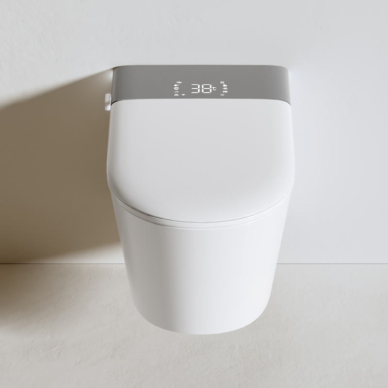 Elegant Design Ultra Thin Cover Wall Mounted Inodoro Inteligente Concealed Cistern Popular Sanitary Ware Wall Hung Smart Toilet