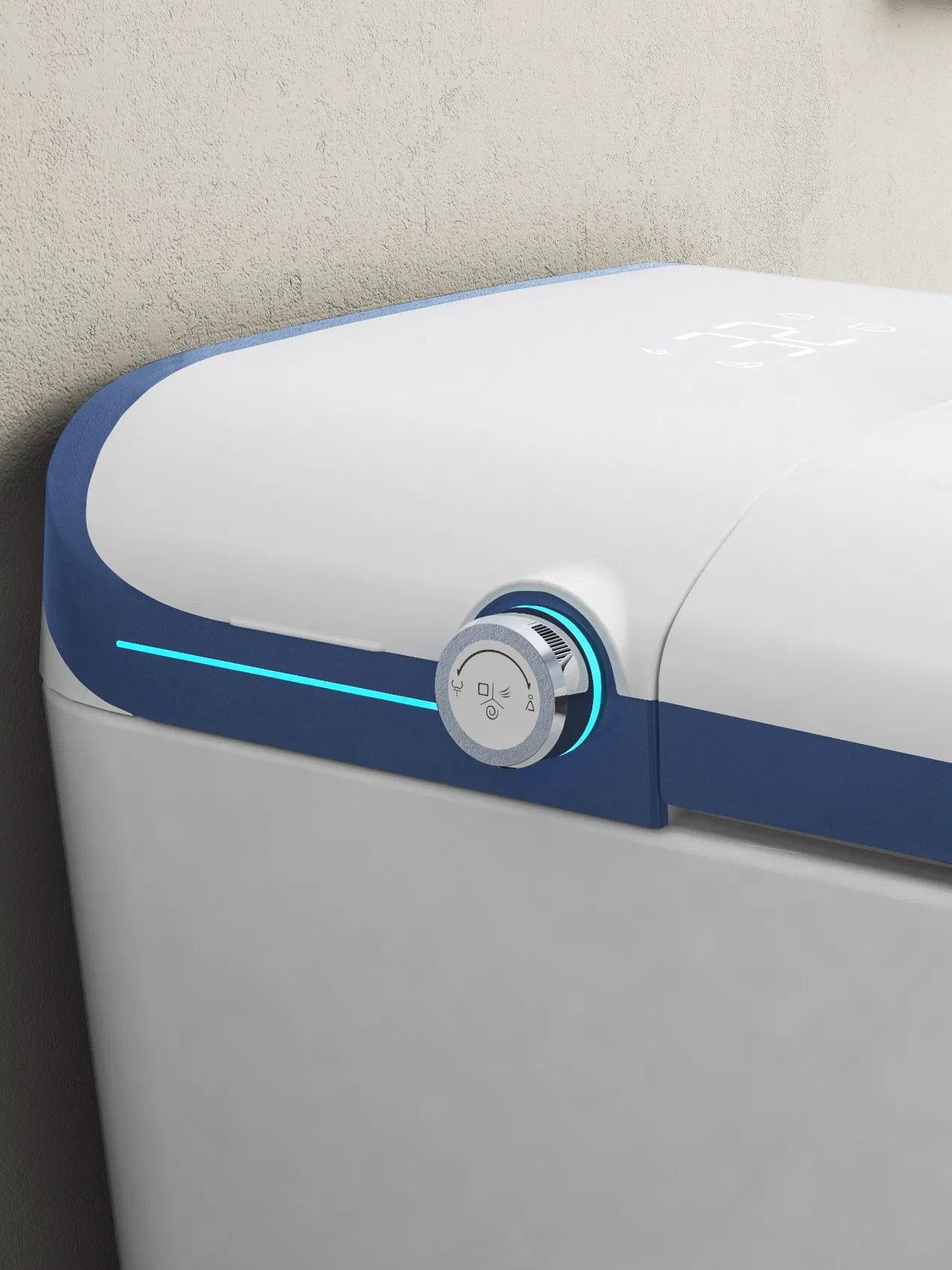 Luxury Sanitary Ware Voice Control Full Auto Smart Toilet Instant Heating Widen Seating Auto Flush Electric Bidet Intelligent Toilet