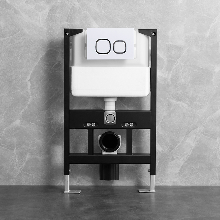 Toilet Accessories in-Wall Modern Hotel Water Tank Wall Hung Toilet Water Tank Dual Push Flush Concealed Cistern