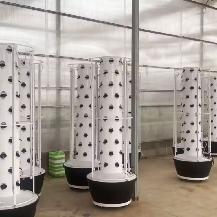 Agg Modern Vertical Hydroponic Wall Tower with Pump for Home Use Soilless Cultivation System Planter Garden Irrigation Eco-Friendly