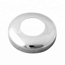 Stainless Steel Flooring Mounted Round Base Plate with Cover