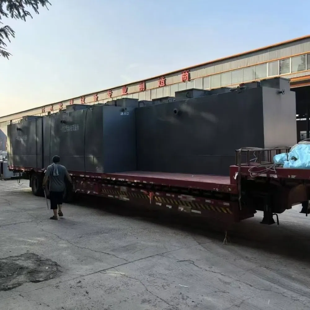 off Grid Package Domestic Wastewater Sewage Treatment System for Remote Housing Areas