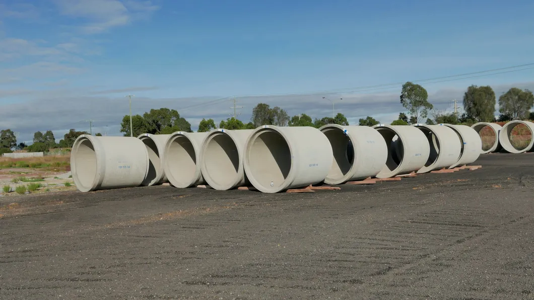 Finished Concrete Pipes