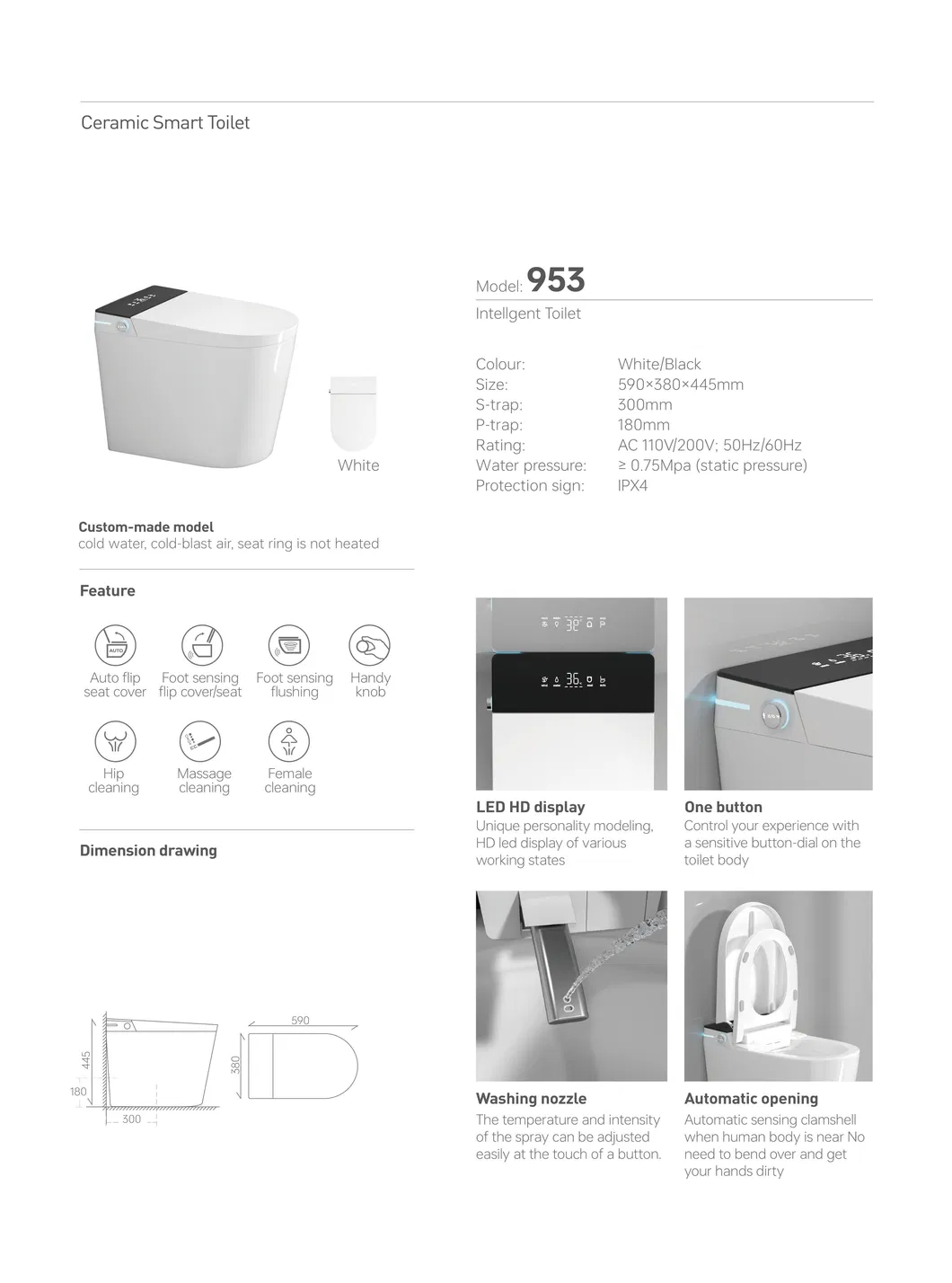 Smart Toilet Detailed View