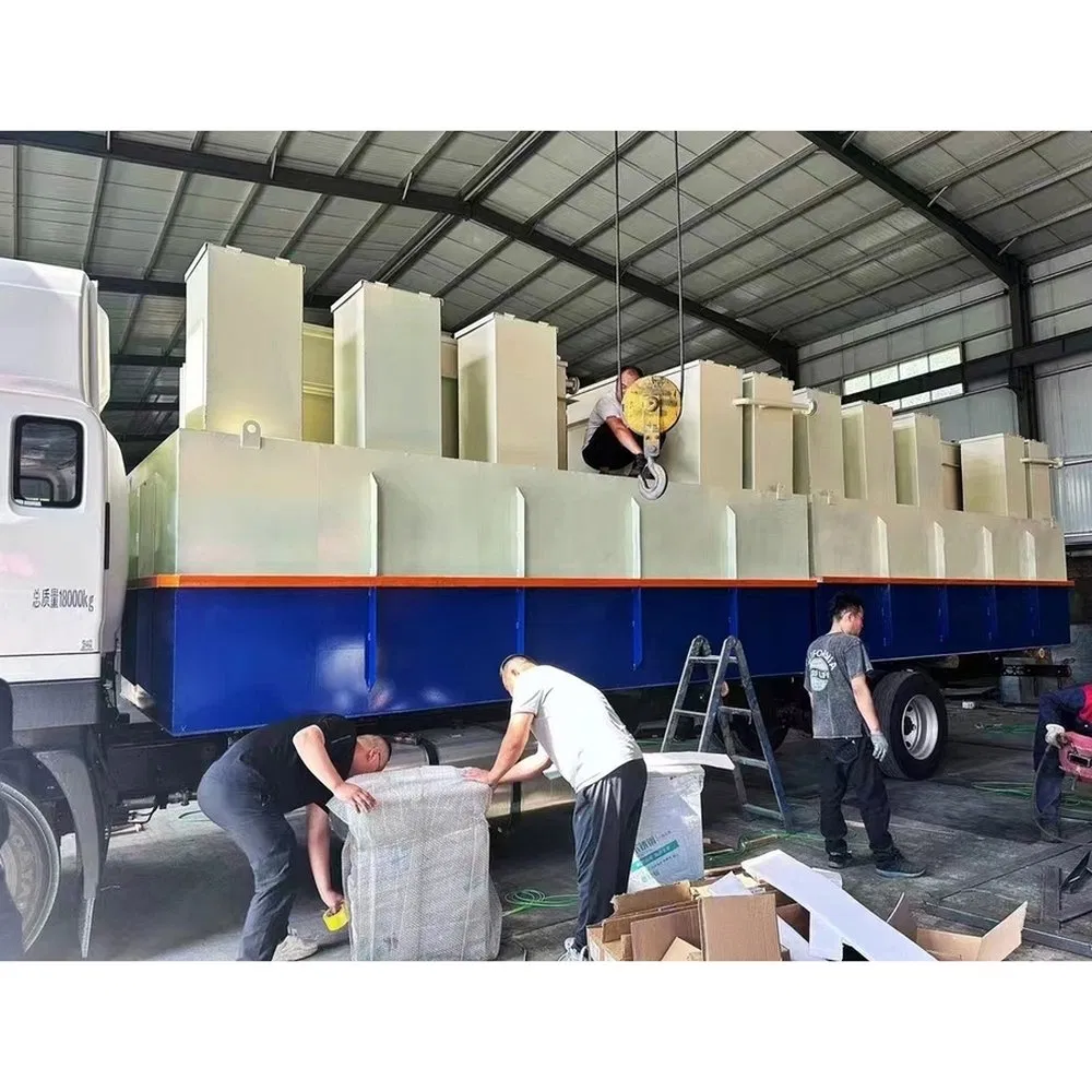 Plug Play Home Wastewater Sewage Treatment System for Quick Deployment Residential