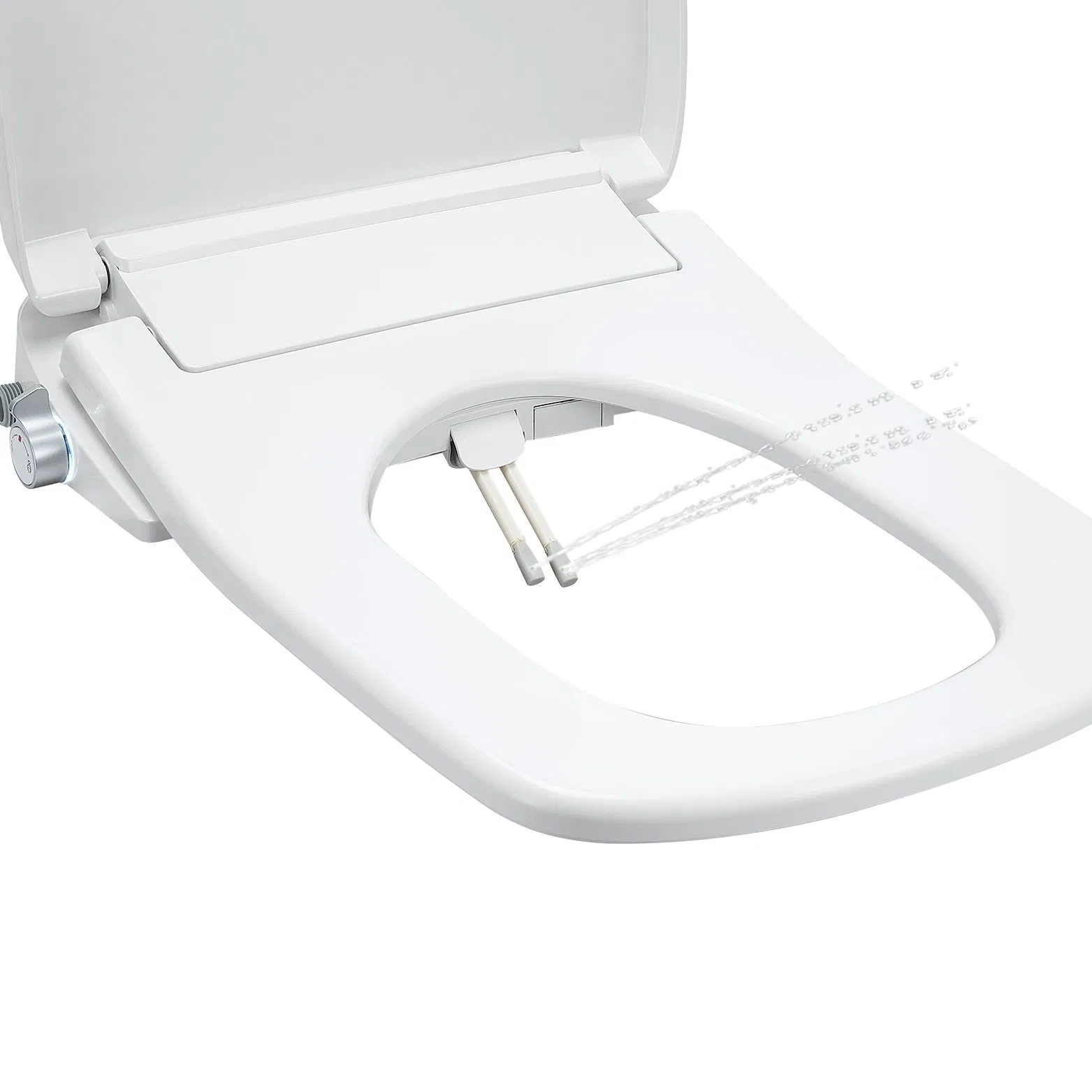 Mart Toilet Seat Electric Bidet Heated Toilet Cover Square Intelligent Toilet Lid Shower Toilet