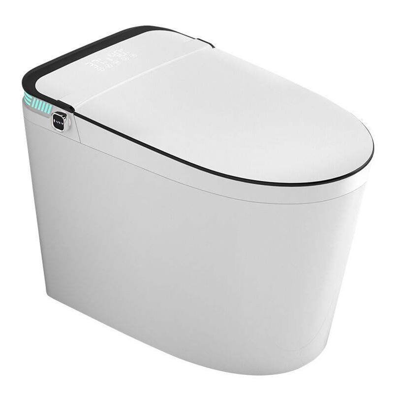 Hot-Selling Intelligent Sensor Instant Heat Wash Integrated Tankless Floor Mounted Dual-Flush Siphonic Ceramic Smart Toilet
