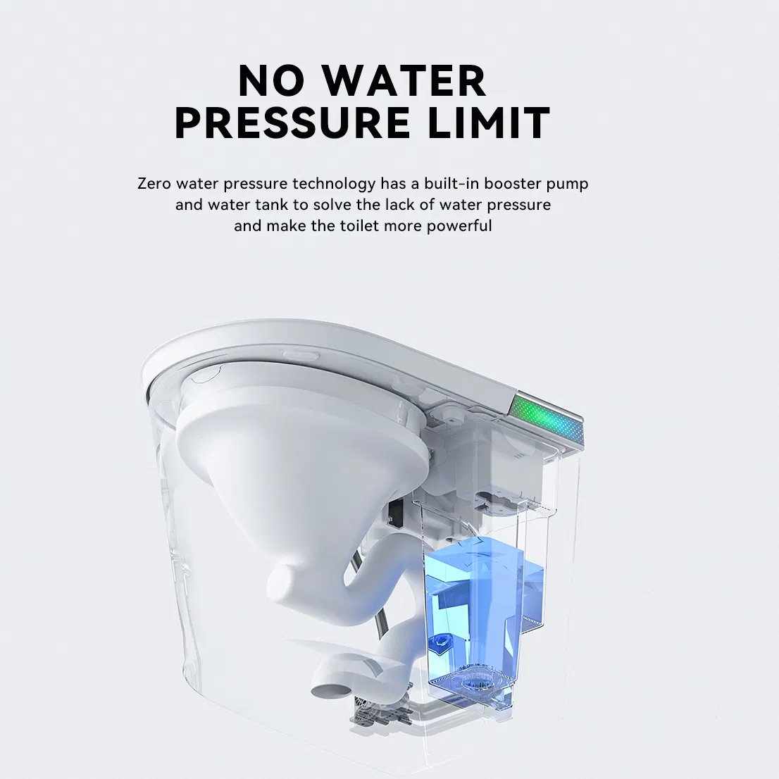 Auto Sensor Flush Intelligent Commode Automatic Toilet Bowl Ceramic Bathroom Smart Toilet