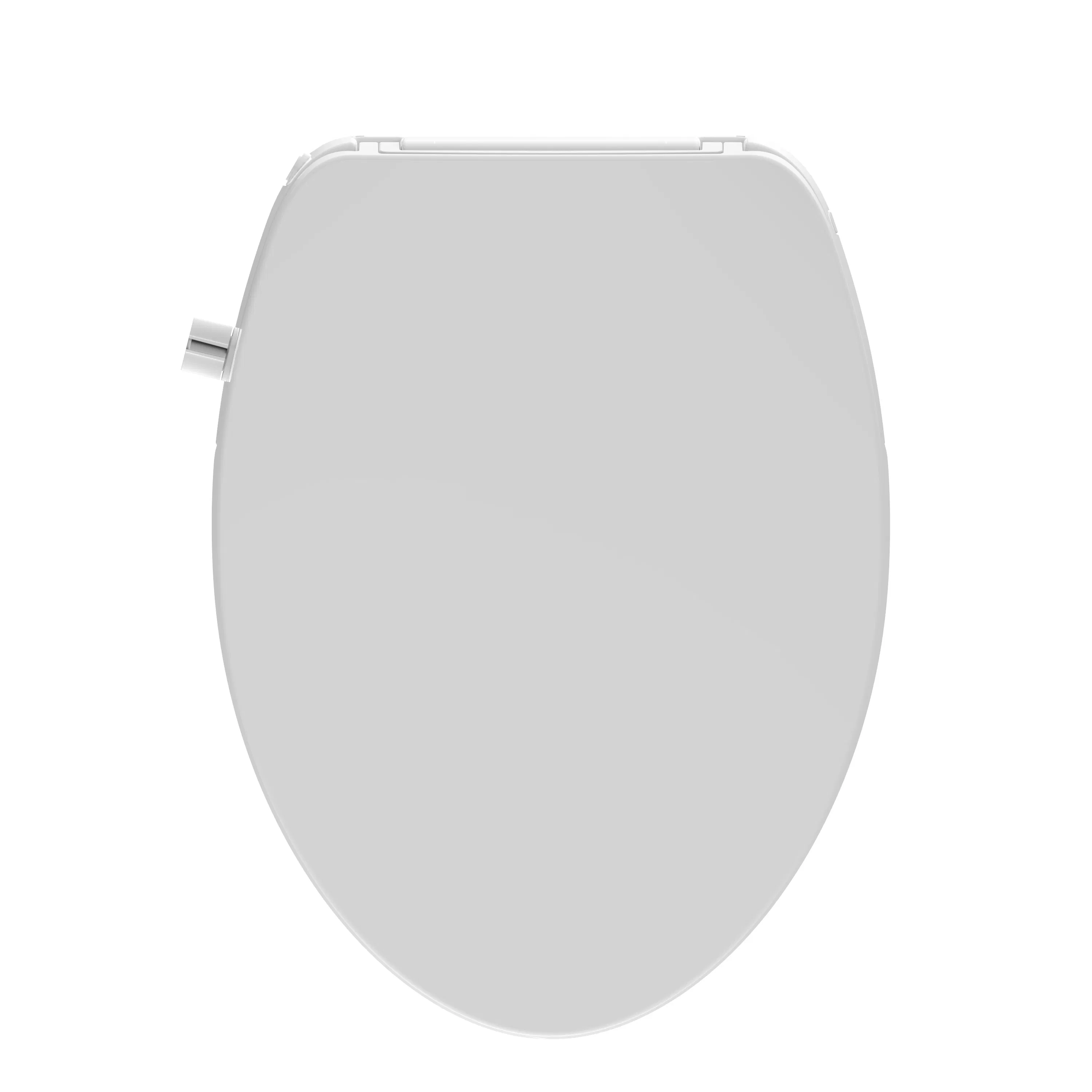 Bathroom Accessory Round Bidet Seat Cover Mechanical Non Electronic Bidet Toilet Seat
