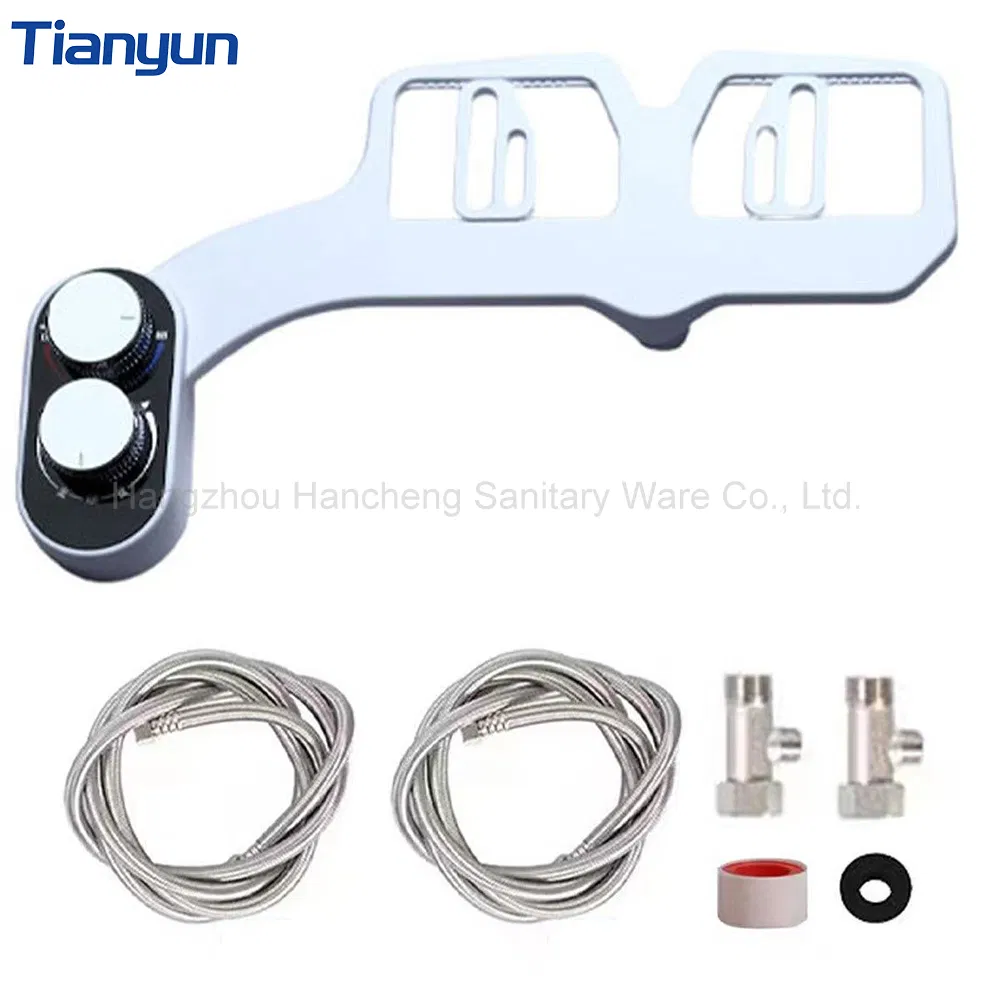 Detachable Toilet Seat Bidet Attachment Non-Electric Self Cleaning Ultra-Slim Toilet Bidet for Home