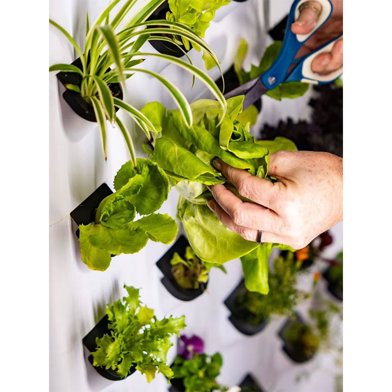 45 Holes Hydroponic Garden Wall Planting System Vertical Grow Tower for Lettuce