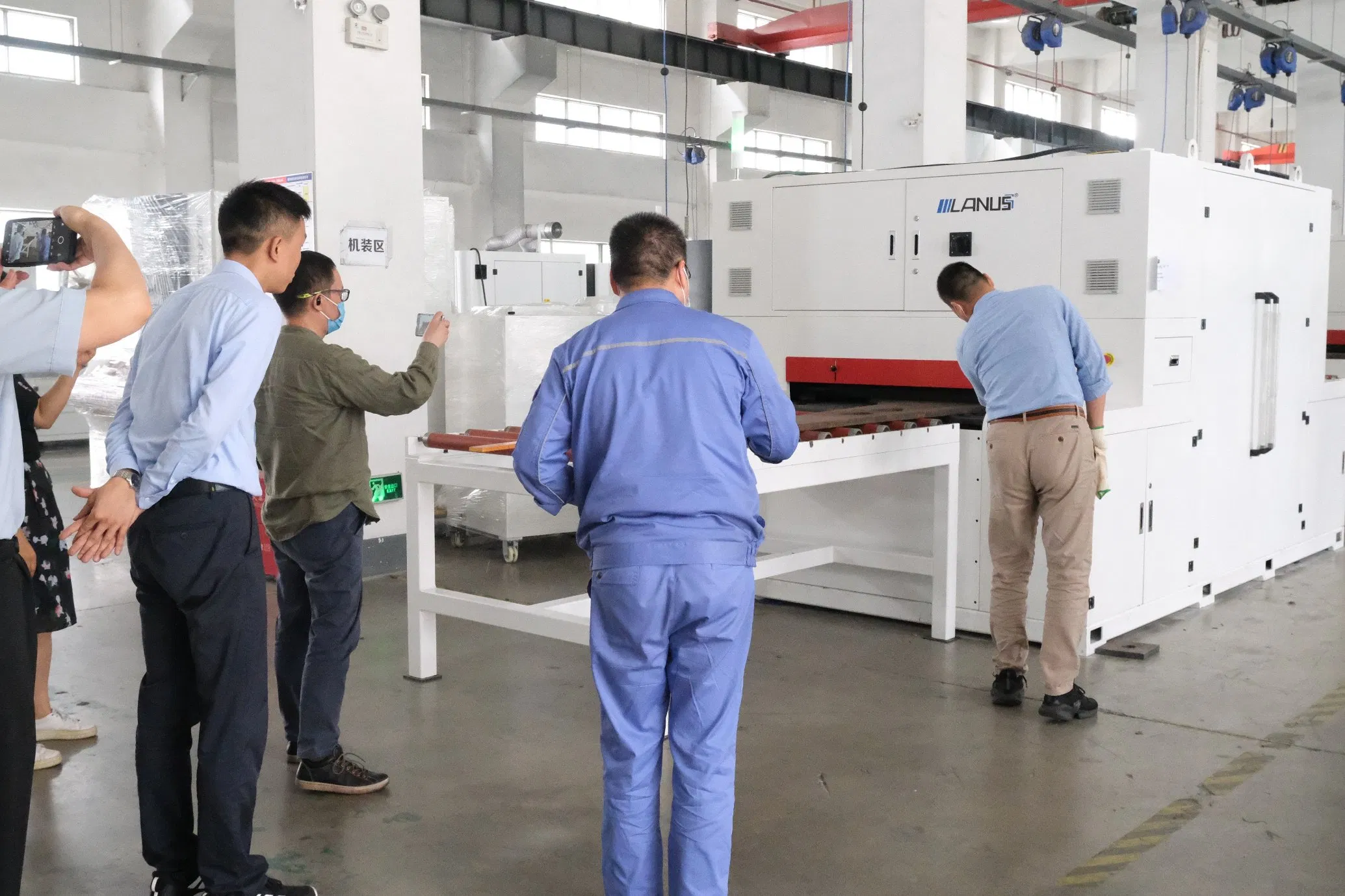 Lanuss Medium and Thick Plate Slagging Double-Sided Deburring Suitable for Plasma Flame Cutting Parts